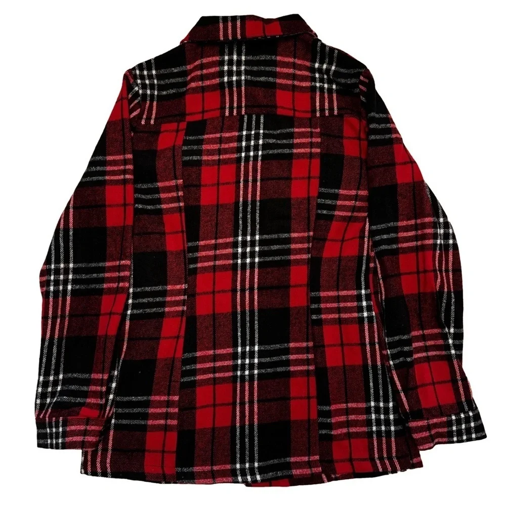 Chic Me Flannel Shirt Shacket Coat Plaid Red
Brushed Flannel Size Small NEW - Picture 3 of 15